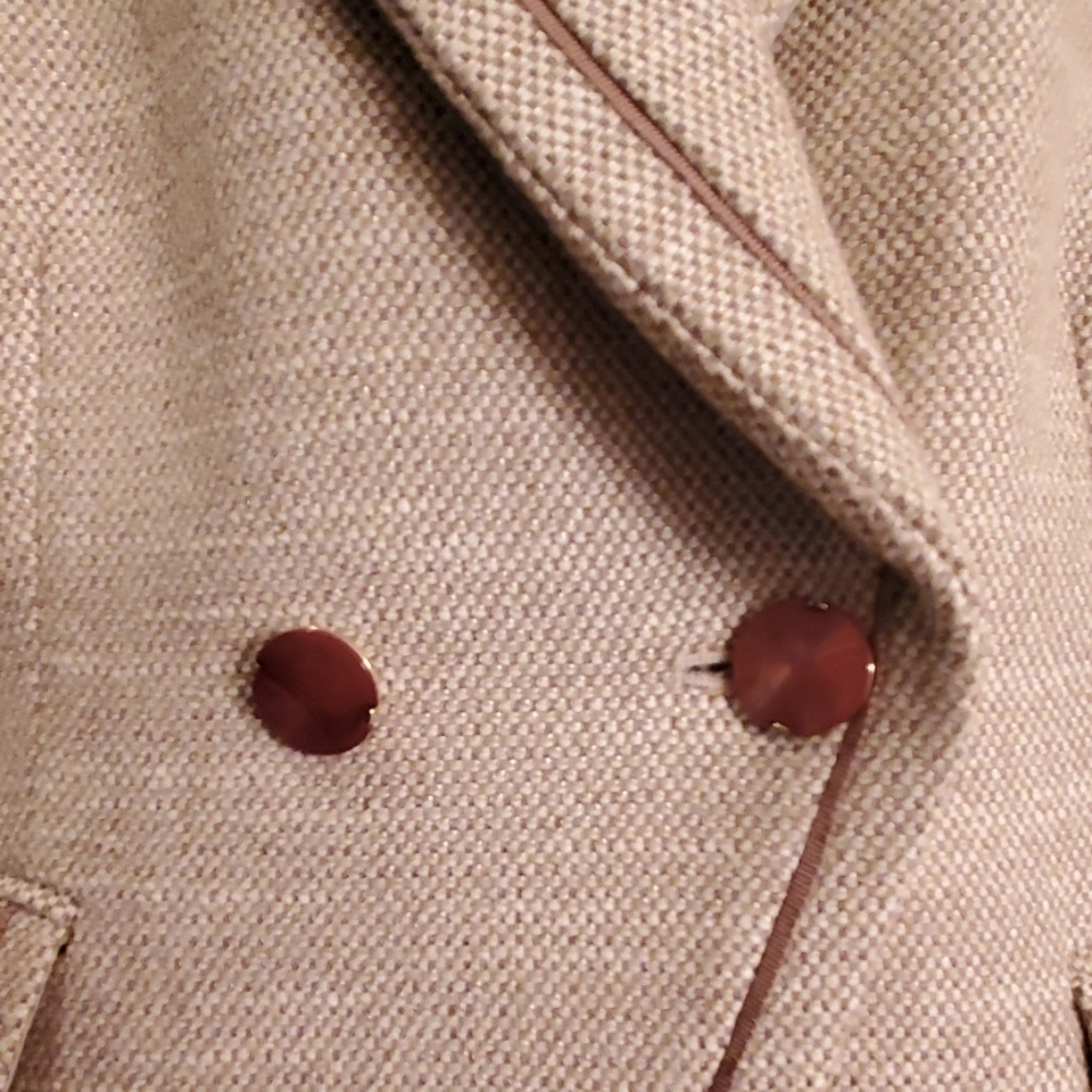 Antonio Melani Ivory & Beige Tweed Vest 14 - Picture 3 of 4